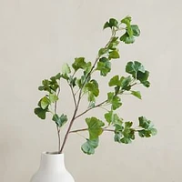 Faux Gingko Branch, Green, 48"