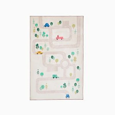 Things That Go Rug, Sand, 5x8, WE Kids