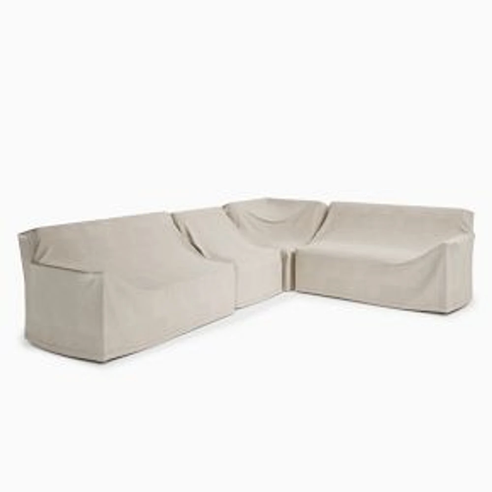 Playa Collection L-Shaped 4-Piece Sectional Protective Cover