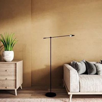 Kuzco Rotaire Floor Lamp Black 54"