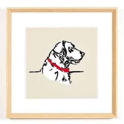 Labrador Silhouette Large Wall Art by Wallshoppe