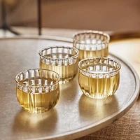 Fleck Kira Small Cups, Glass, Set of 4