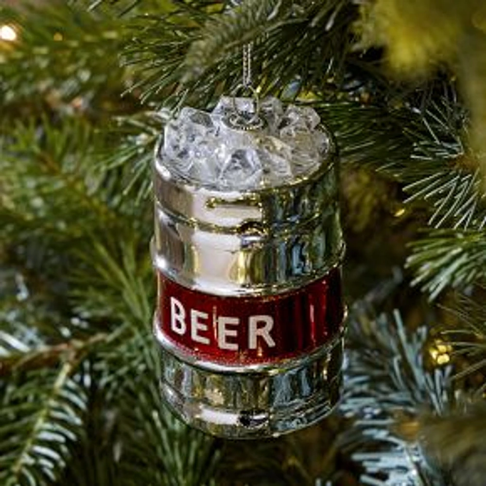 Beer Keg Ornament