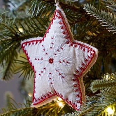 Beaded Star Ornament