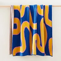 Ramen Eco Throw, Royal, 50in x 60in