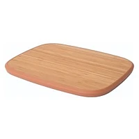 Leo 14.5" Bamboo Cutting Board Anti-Slip, Pink