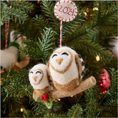 Baby's First Felt Ornaments Owls