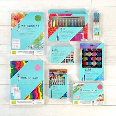 I Heart Art Watercolor Art Supply Bundle