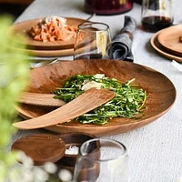 Chechen Wood Design Shallow Salad Tray