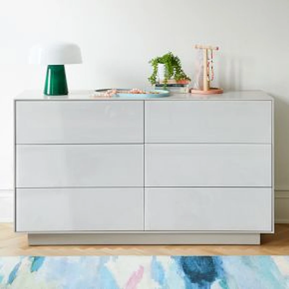 Emilia (58") 6-Drawer Dresser, Haze