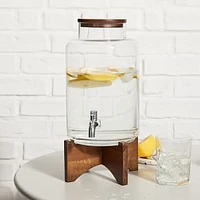 Pure Drink Dispensers, Glass Drink Dispenser, Wood