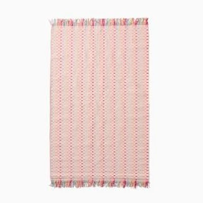 Ditsy Dash Rug, Pink Blush, 9X12