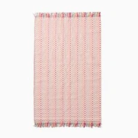 Ditsy Dash Rug, Pink Blush, 9X12