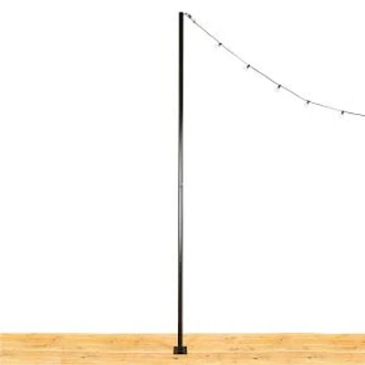 String Light Pole Stands w/ Mounting Plate