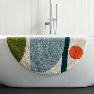 Balance Shape Bath Mat, Multi, 36' Round