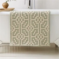 Welsh Bath Mat, 20x34, Celadon