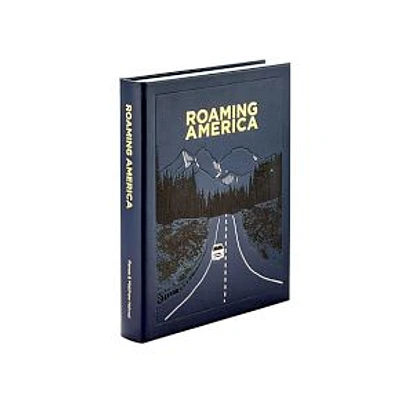 Leather Bound Book, Roaming America, Navy