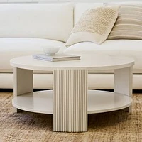 Josie 33.5" Coffee Table, Ivory