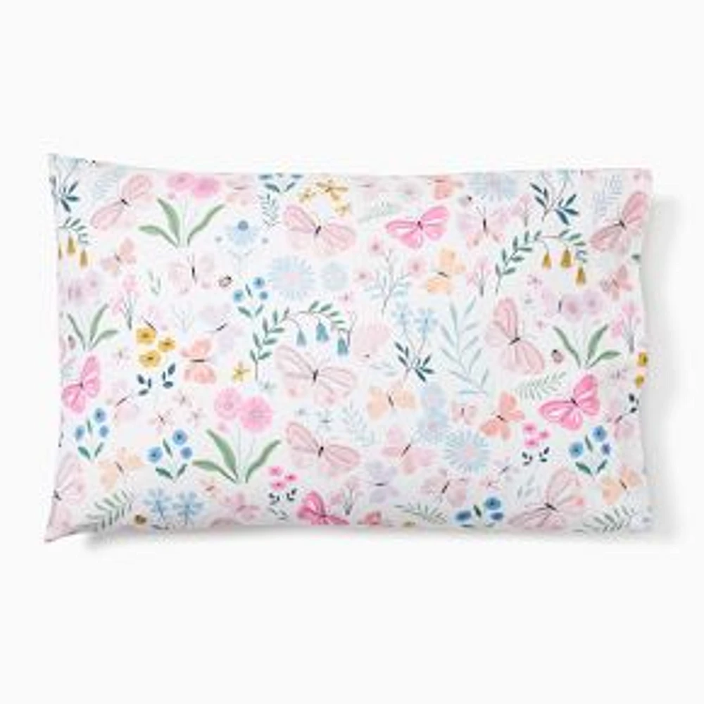 Wildflower Butterfly Sheet Set, Pink Multi, Std Sham