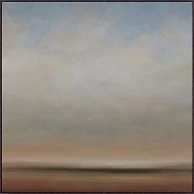 Settled Horizon Wall Art, Blue, Canvas