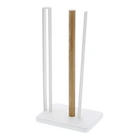 Yamazaki Tosca One-Handed-Tear Paper Towel Holder, White