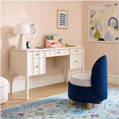 Wek Scalloped Storage Desk