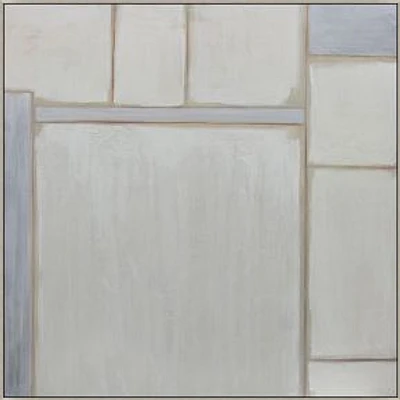 Neutral Patchwork Wall Art, White, 54" x 54"