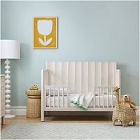 Wek Scalloped 4 In 1 Crib, Soft Chalk