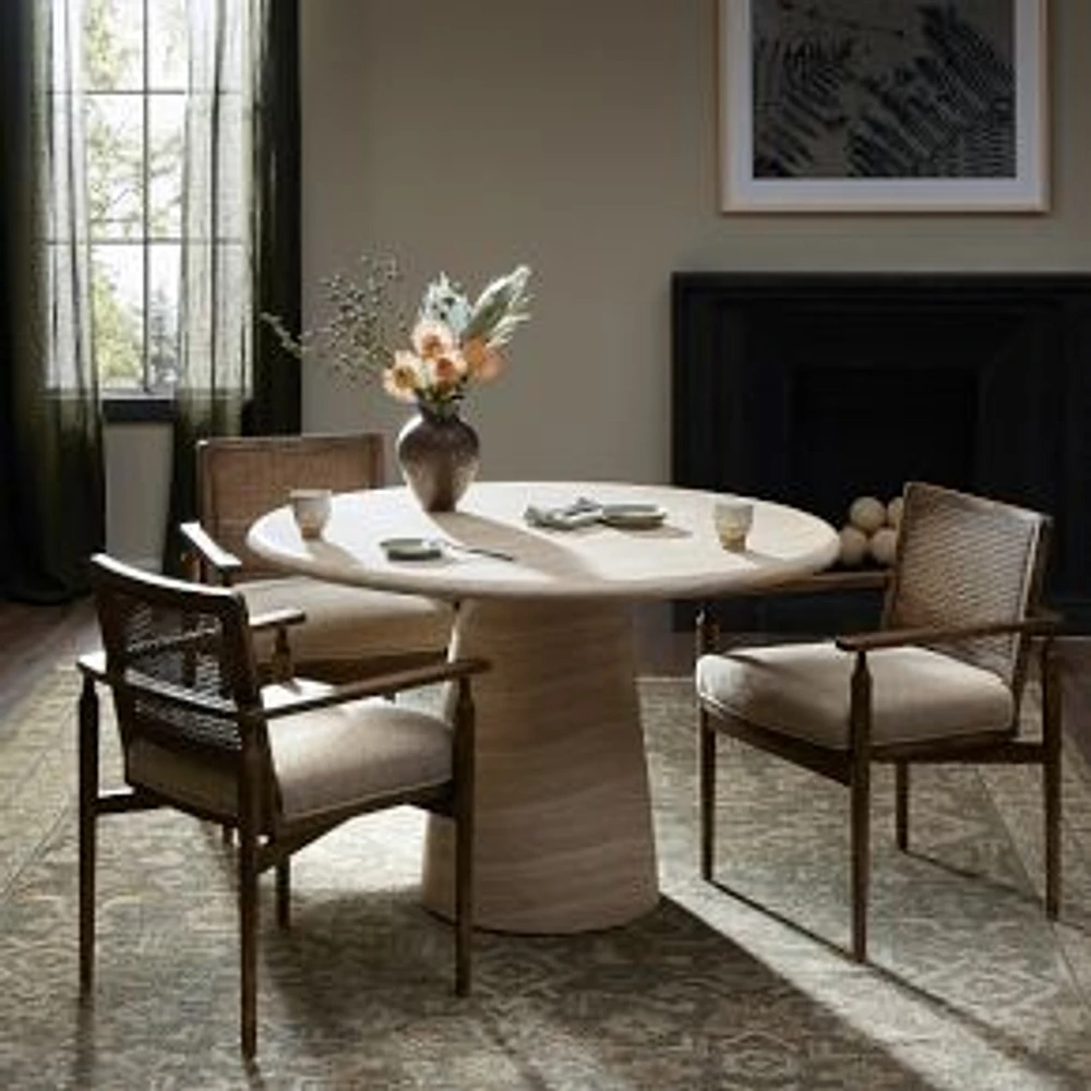 Xiomara (48") Dining Table-Sand Striae