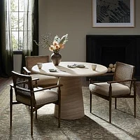 Xiomara (48") Dining Table-Sand Striae