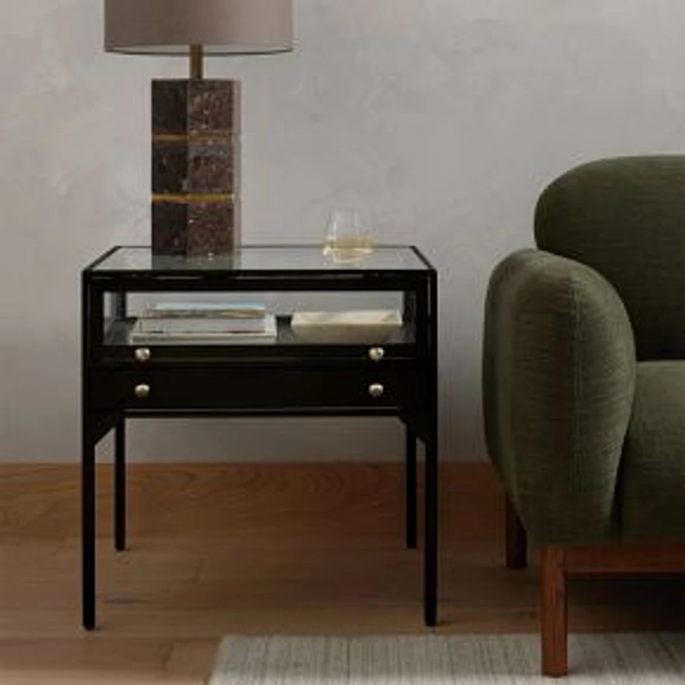 Payson 24" Side Table, Black