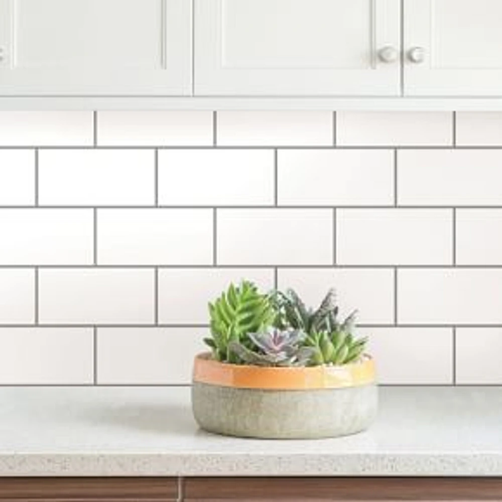 Subway Tile Peel & Stick Backsplash Tiles