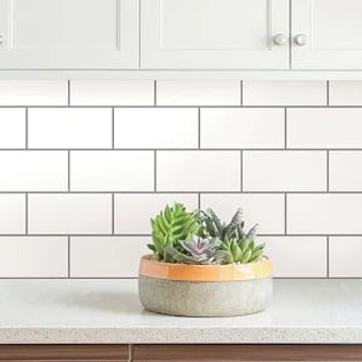 Subway Tile Peel & Stick Backsplash Tiles