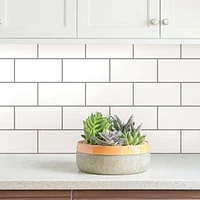 Subway Tile Peel & Stick Backsplash Tiles