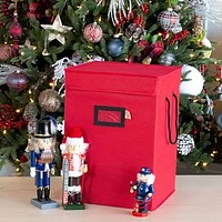 Nutcracker Collectibles Storage Box, Red, 17 in