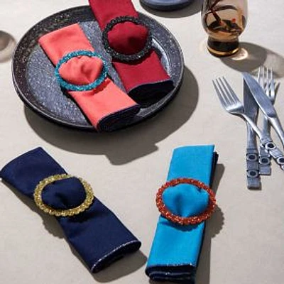 The Disco Napkin Ring Set of 4