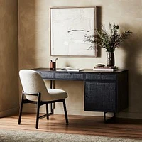 Nioma (60") Desk-Black Wash