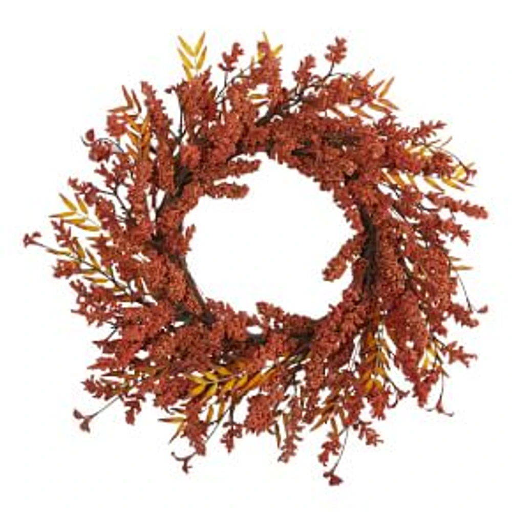 Faux Harvest Berry Wreath