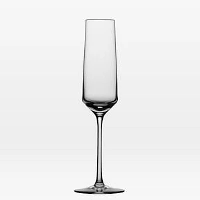 Schott Zwiesel Pure Glassware, Champagne Flute, Set of 6, Clear