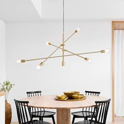 Mobile Chandelier Antique Brass  (55")