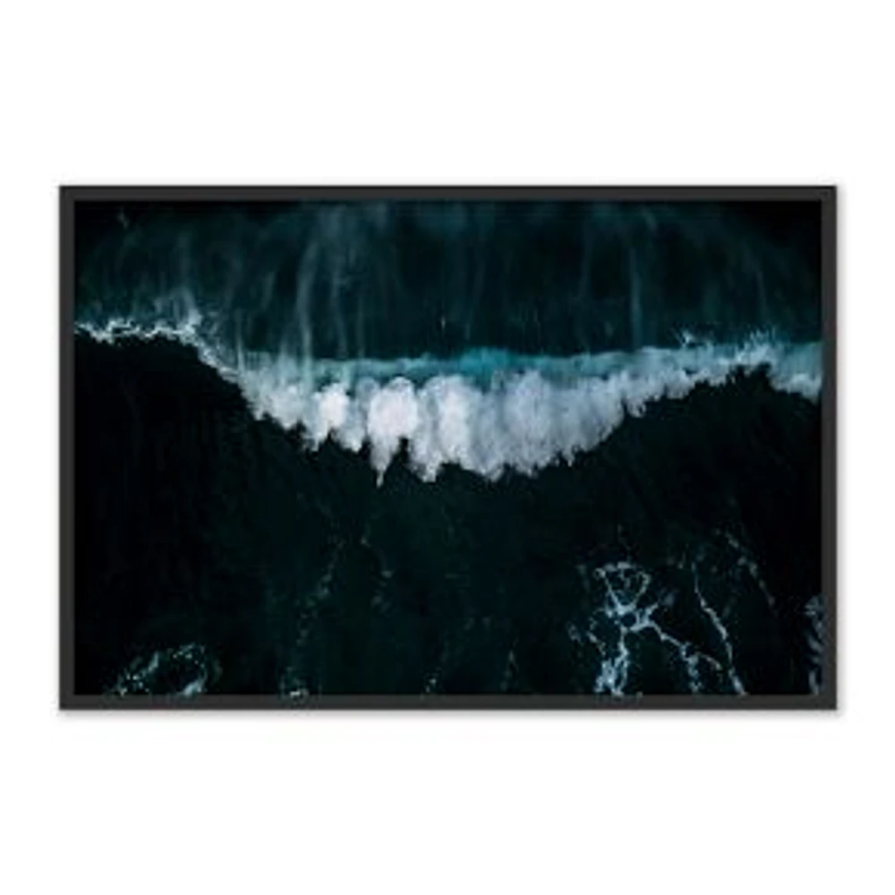 Wave Break 4 By Michael Schauer, Wall Art, 39" X 25.5"