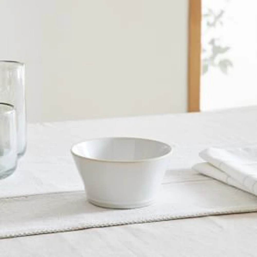 Astoria Cereal Bowl, Set of 4, White & Cream