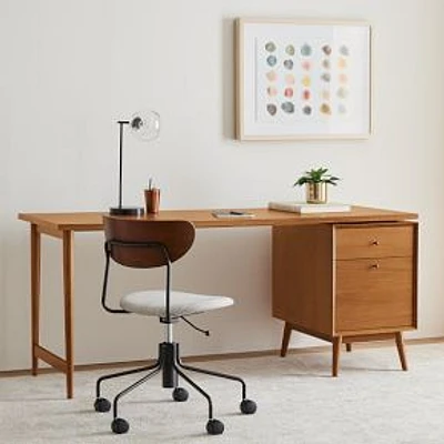 We Mid Century Collection Acorn Modular Set Desktop And Legs And File