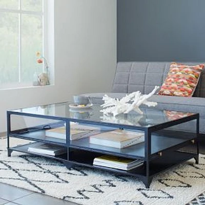 Payson 54" Rectangle Coffee Table, Black