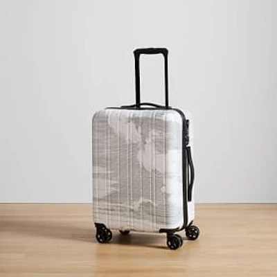 West Elm Hardside Suitcase, Cloud Print