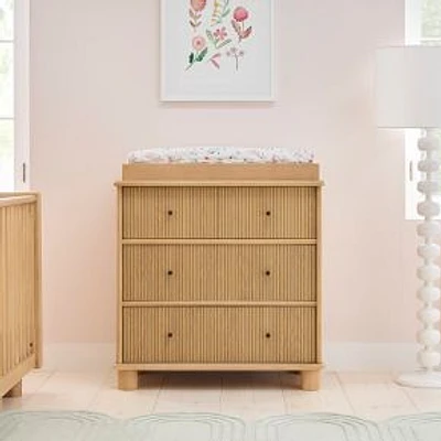 Elora Dresser Narrow Changing Table Pack Blonde