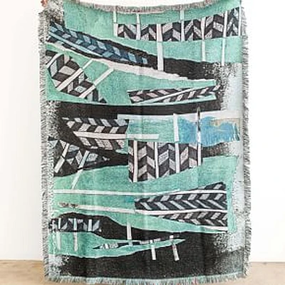 Tibele Throw Blanket, Weave, Multi, 54"x72"