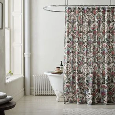 Rhode Mushroom Shower Curtain ,72" x 74", Currant