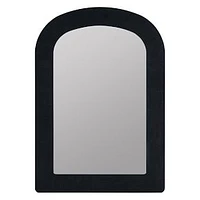 Charlotte Metal Frame Wall Mirror, Black, 28"Wx36"H