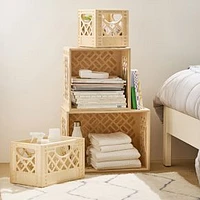 Wooden Milk Crate, Mini